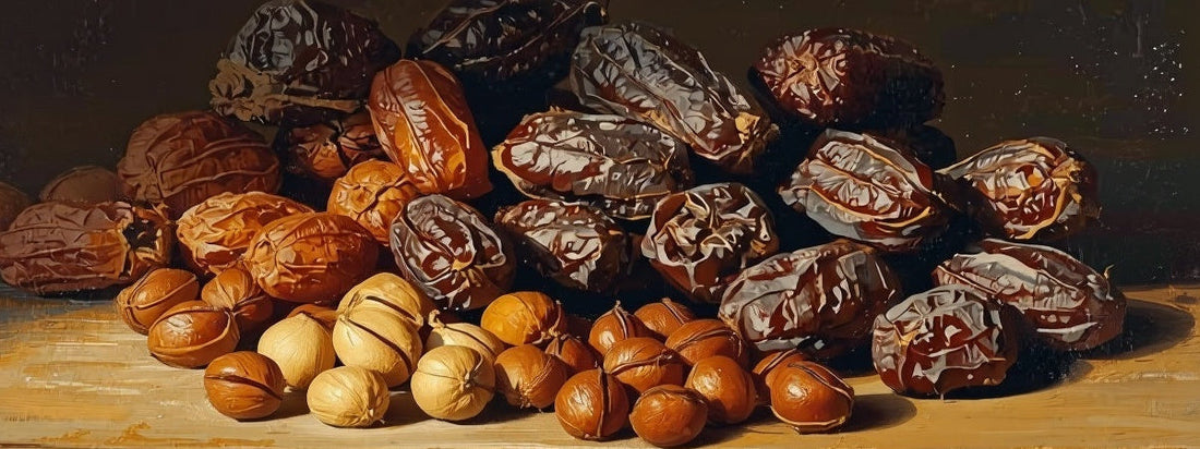 Natürliche Energie durch Ernährung - das Haselnuss-Dattel-Kakao Dream Team